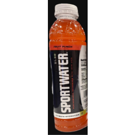 SPORT WATER BTL FRUIT PUNCH 20OZ/24CT