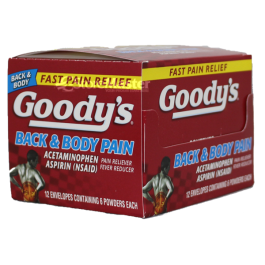 GOODYS 12/6ct BACK & BODY PAIN