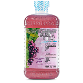 SUERO ORAL GRAPE 8/1LITER