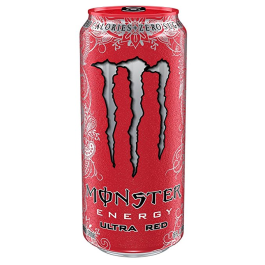 MONSTER CAN 16oz ULTRA RED 24CT