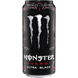 MONSTER CAN 16oz ULTRA BLACK 24CT