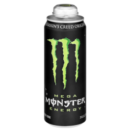 MONSTER CAN 24oz GREEN TWIST CAP 12CT