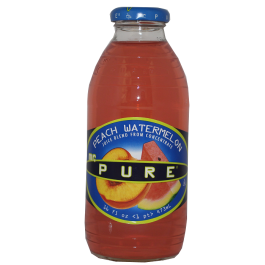 Mr. PURE BTL 16oz PEACH WATERMELON