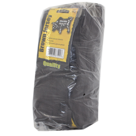 GLOVES 12ct BROWN JERSEY
