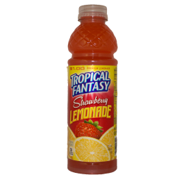 TROPICAL FANTASY BTL 22.5oz STRAWBERRY LEMONADE