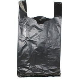 PLASTIC BAG BLACK 1/10
