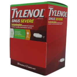 TYLENOL 50/2pk SINUS SEVERE