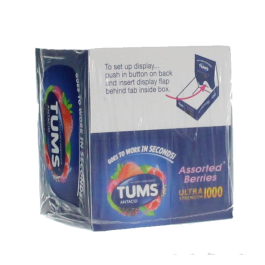 TUMS 12/12ct ASSORTED ULTRA BERRY