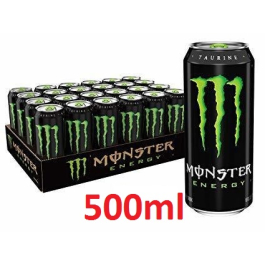 MONSTER CAN 16oz/500ml GREEN 24CT