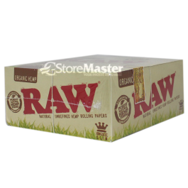 RAW ROLL PAPER KS 50ct SLIM ORGANIC HEMP