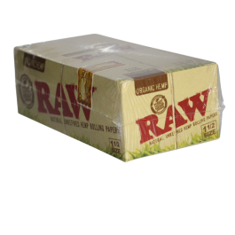RAW ROLL PAPER 1-1/2 25ct ORGANIC HEMP