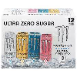 MONSTER CAN 16oz/4 FLVR VARIETY PACK ZERO SUGAR 12CT