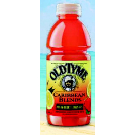 OLD TYME BLENDS STRAW LEMONADE 24PK/20OZ