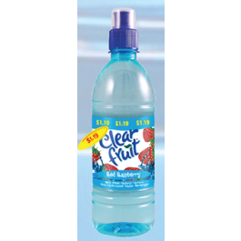 CLEAR FRUIT BTL 16.9oz RED RASBERRY PP1.19