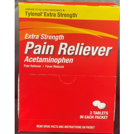 TYLENOL 50/2pk EXTRA STRENGTH