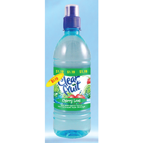 CLEAR FRUIT BTL 16.9oz GREEN APPLE PP1.19