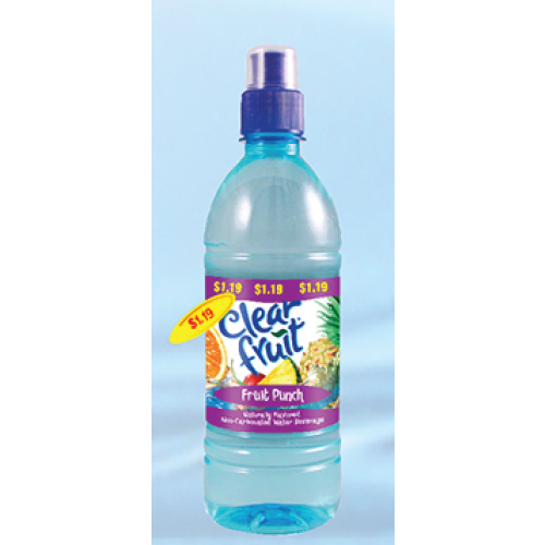 CLEAR FRUIT BTL 16.9oz FRUIT PUNCH PP1.19