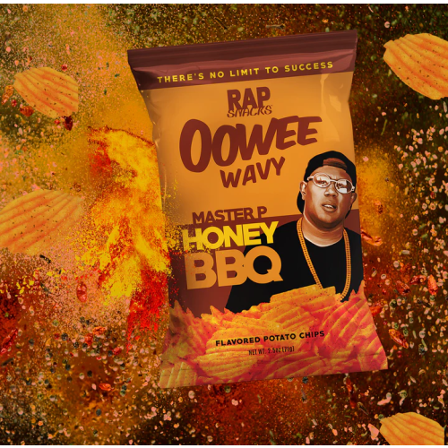 RAP SNACKS HONEY BBQ WAVY 2.5OZ/24CT