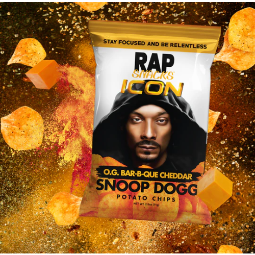 RAP SNACKS CHEDDAR BBQ SNOOP DOGG 2.5OZ/24CT