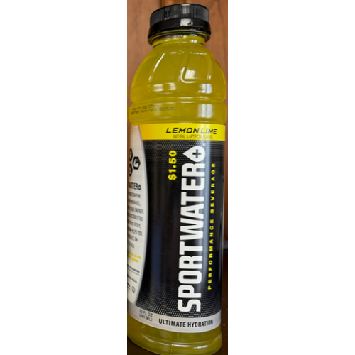SPORT WATER BTL LEMON LIME 20OZ/24CT