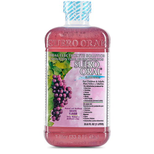 SUERO ORAL GRAPE 8/1LITER