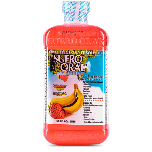 SUERO ORAL STRAW BANANA 8/1LITER