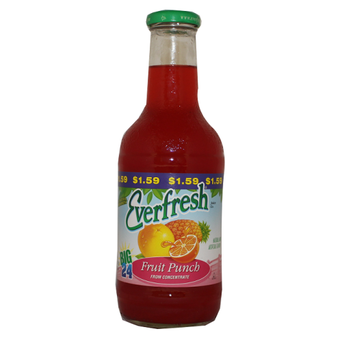 EVERFRESH BTL 24oz FRUIT PUNCH