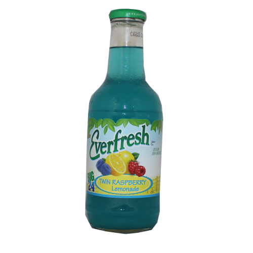 EVERFRESH BTL 24oz TWIN RASBERRY LEMONADE