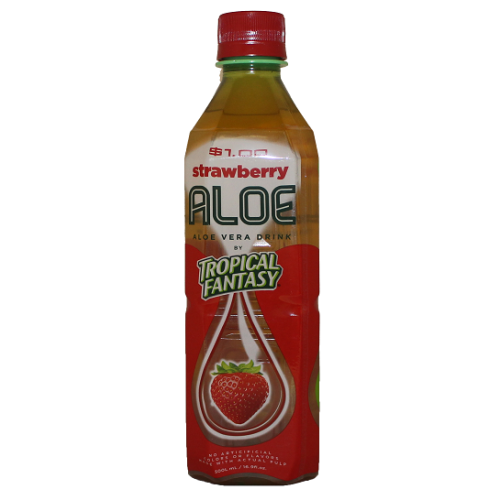 TROPICAL FANTASY  ALOE BTL 16.09oz STRAWBERRY