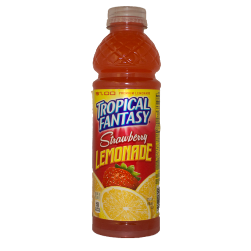 TROPICAL FANTASY BTL 22.5oz STRAWBERRY LEMONADE