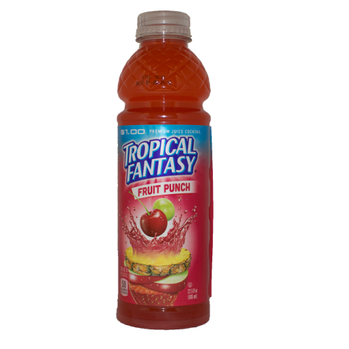 TROPICAL FANTASY BTL 22.5oz FRUIT PUNCH