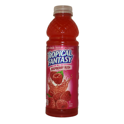TROPICAL FANTASY BTL 22.5oz RASPBERRY RUSH