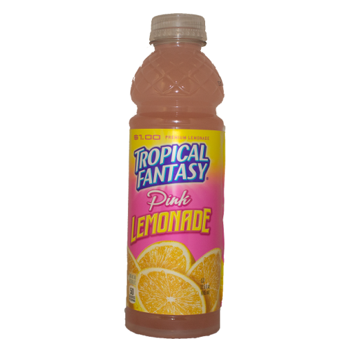 TROPICAL FANTASY BTL 22.5oz PINK LEMONADE