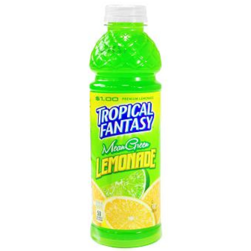 TROPICAL FANTASY BTL 22.5oz MEAN GREEN LEMONADE