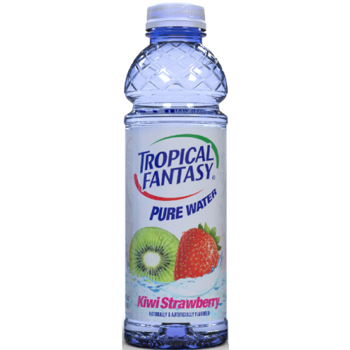 TROPICAL FANTASY FRUIT WATER 22.5OZ KIWI STRAW