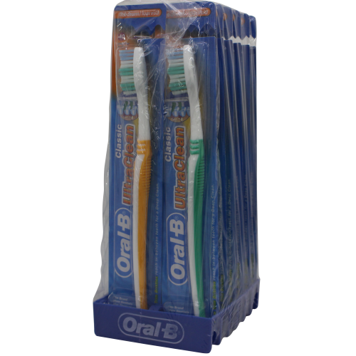 TOOTH BRUSH ORAL-B ULTRA CLEAN 12PK