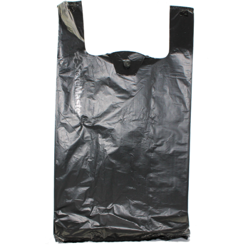 PLASTIC BAG BLACK 1/10