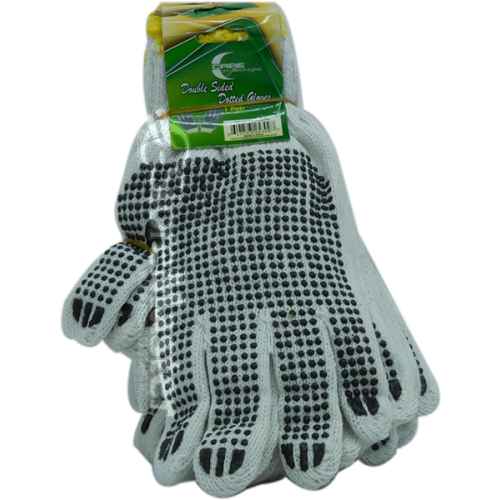 GLOVES 12ct DOUBLE SIDED DOTTED