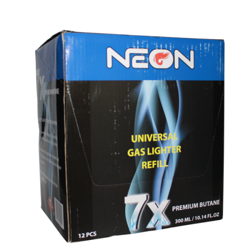 NEON 12ct BUTANE 7X MASTER CASE