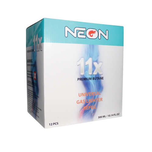 NEON 12ct BUTANE 11X MASTER CASE