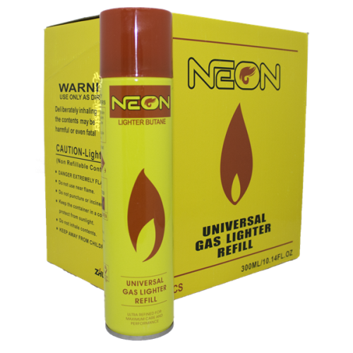 NEON 12ct BUTANE GAS MASTER CASE