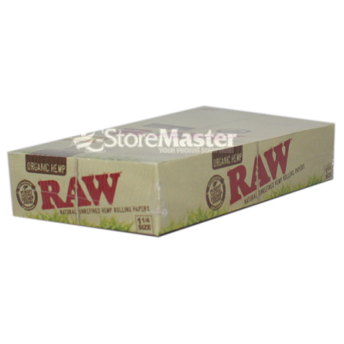 RAW ROLL PAPER 1-1/4 24ct ORGANIC HEMP