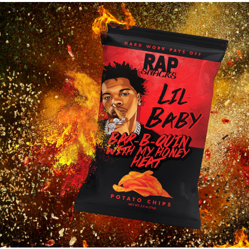 RAP SNACKS BAR-B-QUIN WITH MY HONEY HEAT 2.5OZ/24CT