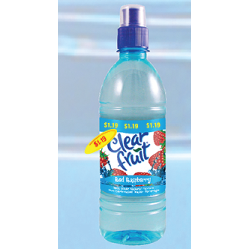 CLEAR FRUIT BTL 16.9oz GRAPE PP1.19