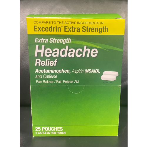 EXCEDRIN 25/2Pk EX.ST