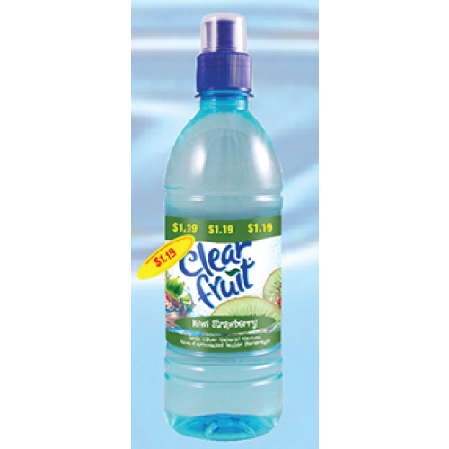 CLEAR FRUIT BTL 16.9oz KIWI STRAWBERRY PP1.19