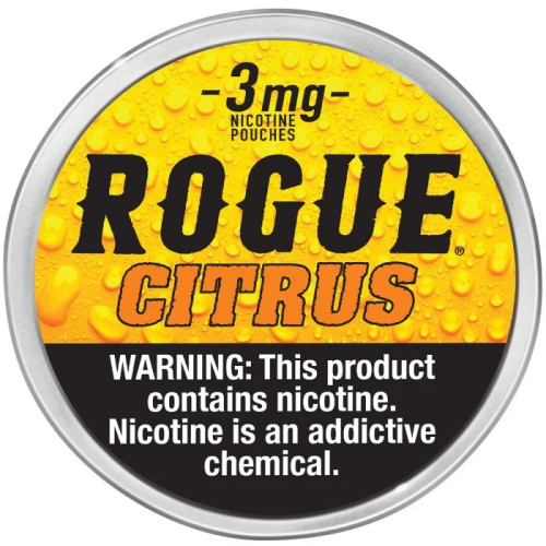 ROGUE CITRUS POUCH 3MG